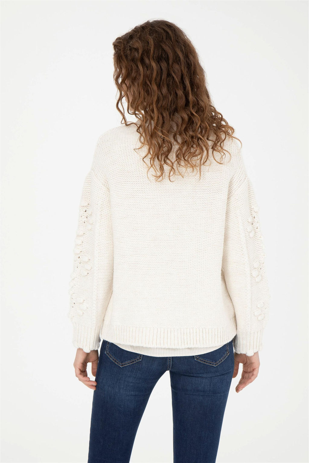 Женский трикотажный кардиган с камнями - U.s. polo assn фото 5