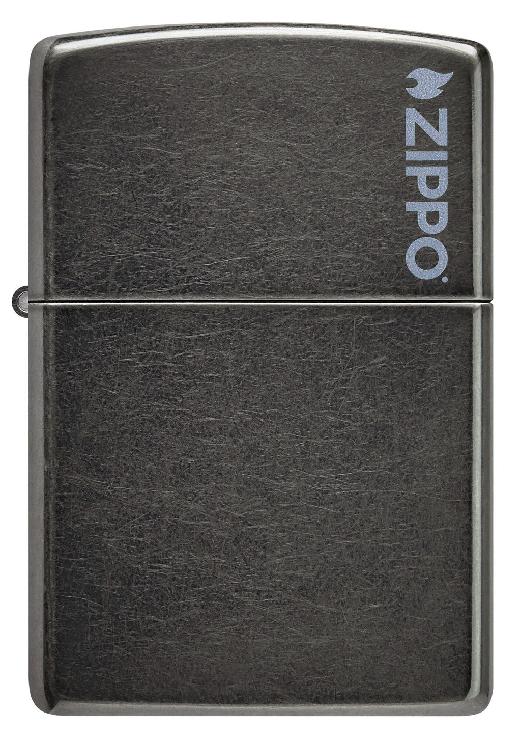 Зажигалка ZIPPO Логотип с темно-серым покрытием | Logo Gray Dusk 28378ZL  фото 2