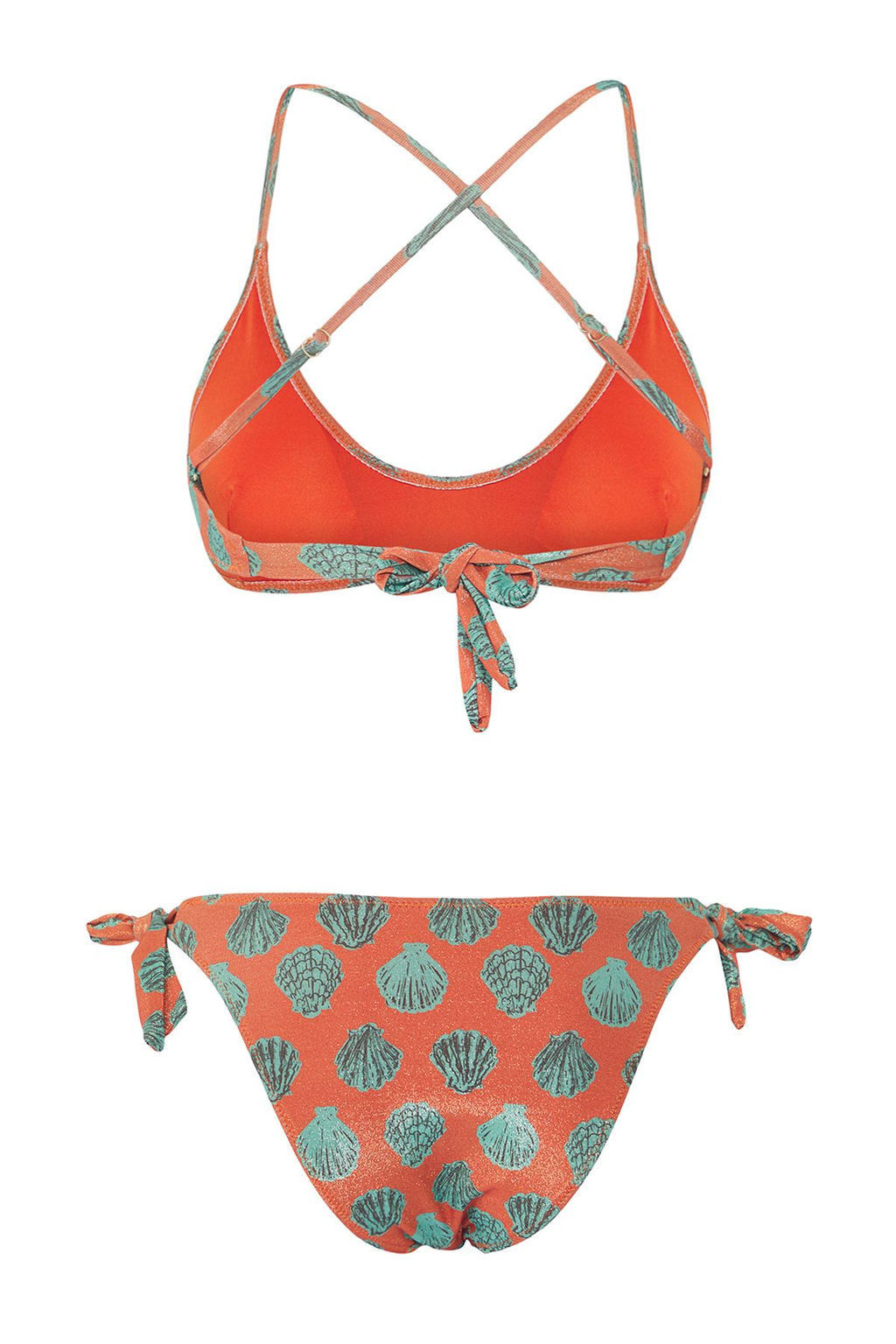 Trendyolmilla Su Alt? Desenli Bralette Simli Regular Bikini Tak?m? TBESS25BT00155  фото 7