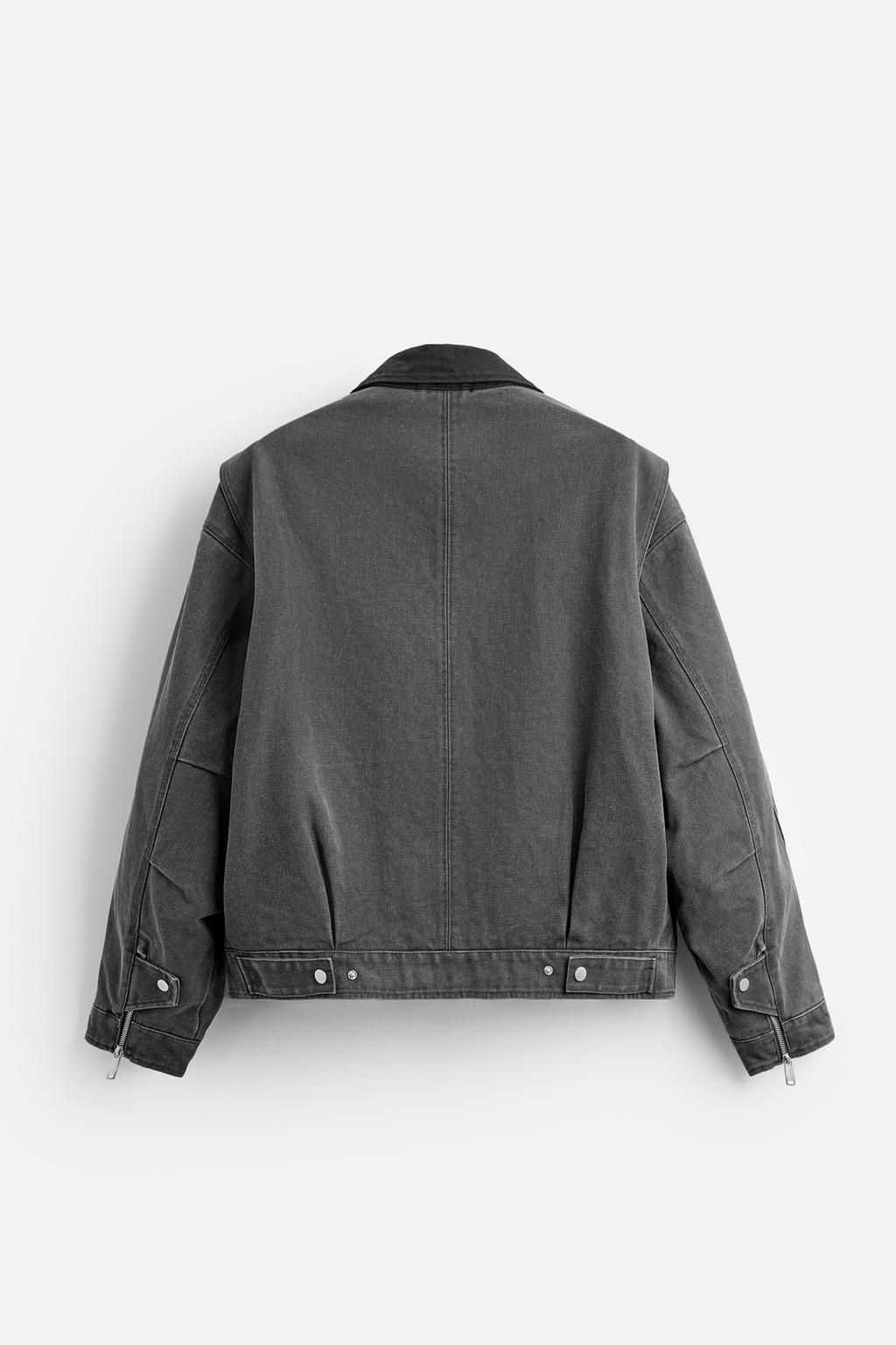JACKET WITH CONTRAST COLLAR - Zara фото 8