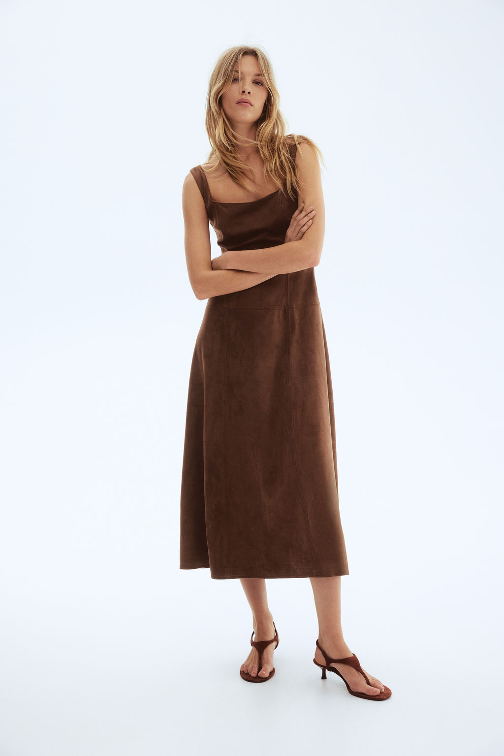 Vestido midi sin mangas - H&m фото 2