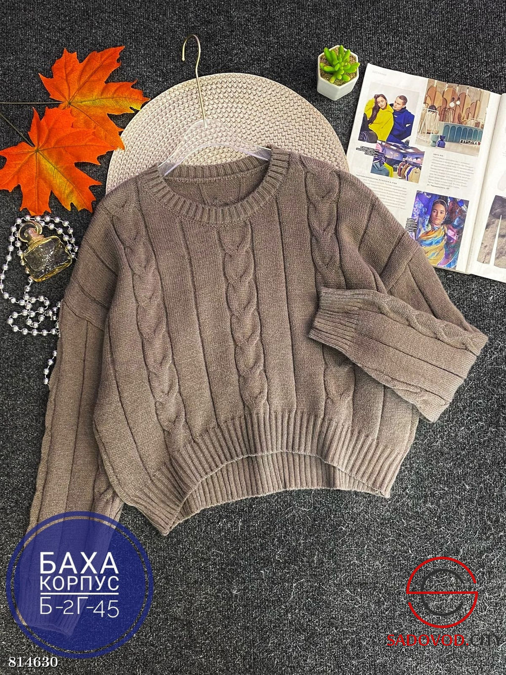 Свитер женский однотонный - Bruno фото 6