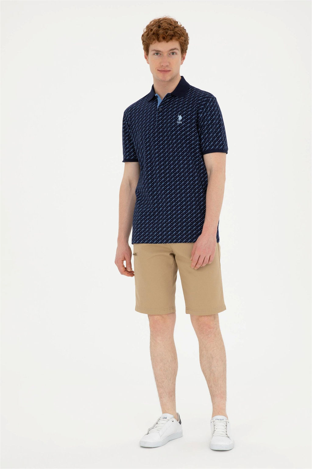 Мужская темно-синяя футболка Неожиданная скидка в корзине - U.s. polo assn фото 4