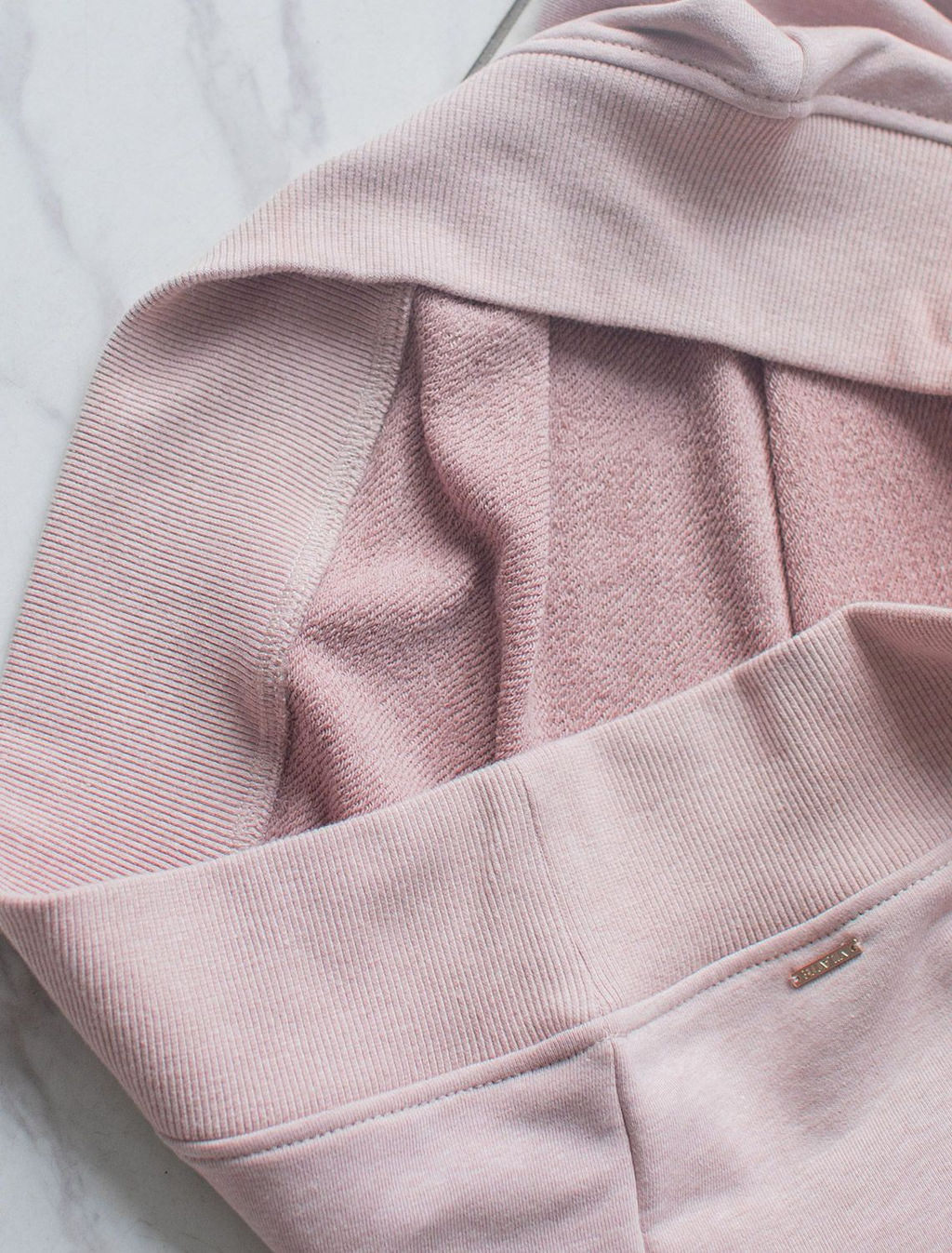 Свитшот свободный из петельчатого футера двухнитки с эластаном - Vilatte фото 6