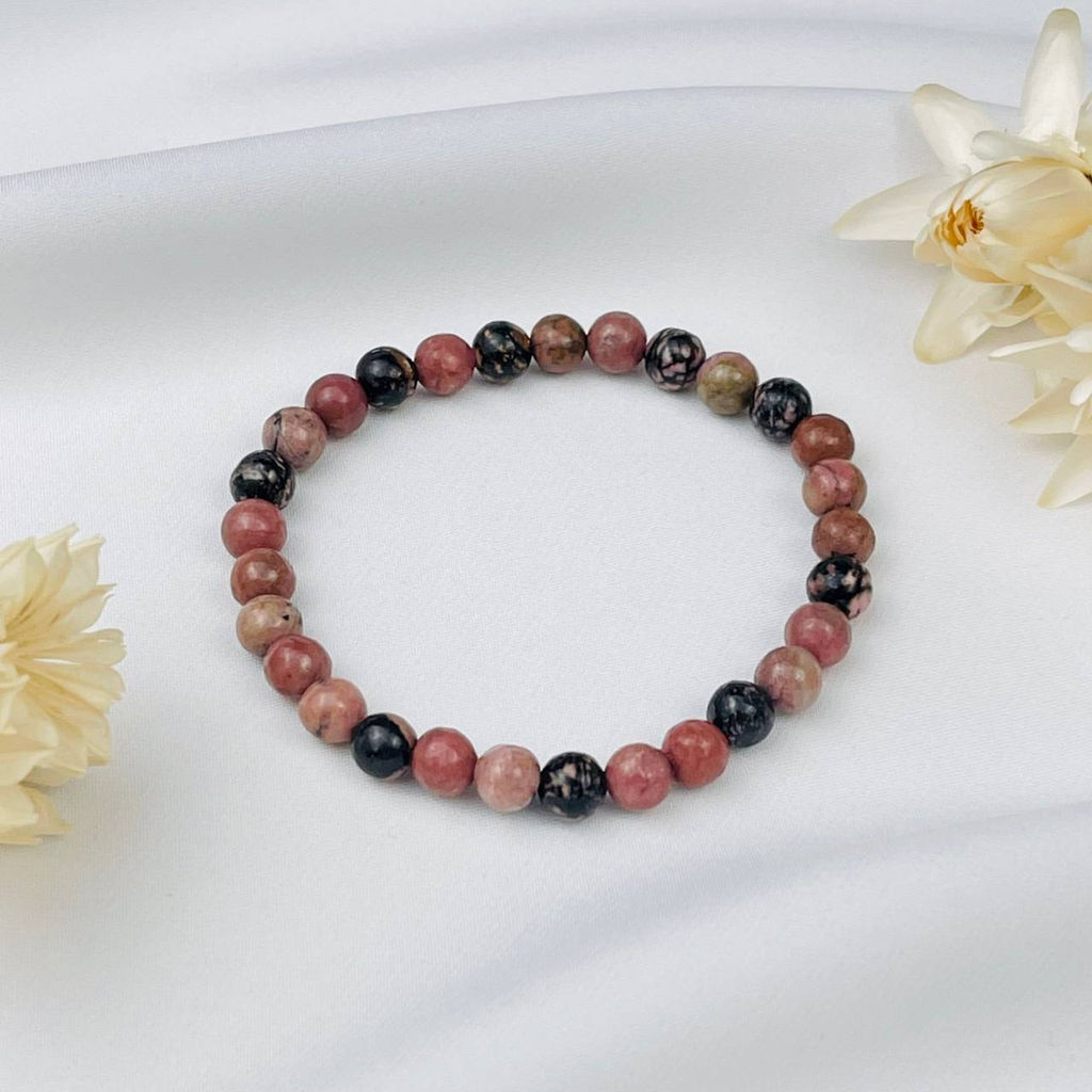 Браслет из Родонита - Радуга самоцветов фото 3