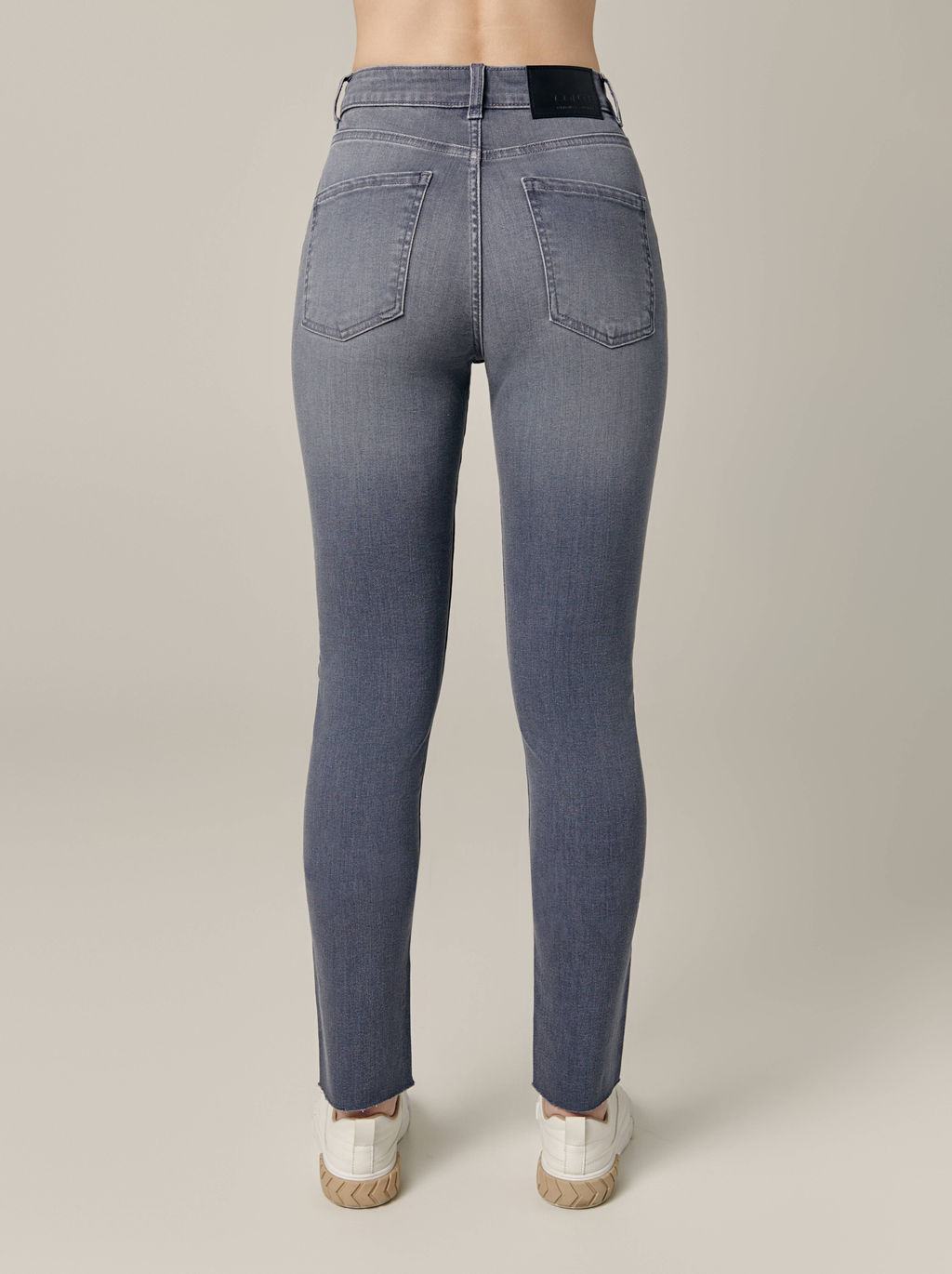 CONTE CON-669 Джинсы skinny с высокой посадкой и эффектом потертости grey - Conte elegant фото 6