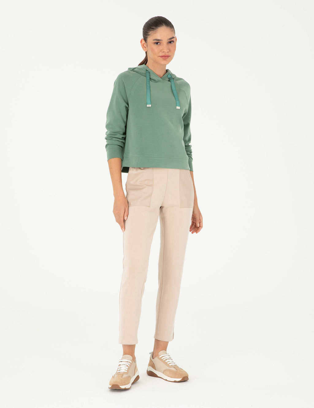 Ye_il Regular Fit Modal Kuma_ Sweatshirt - Pierre cardin фото 4