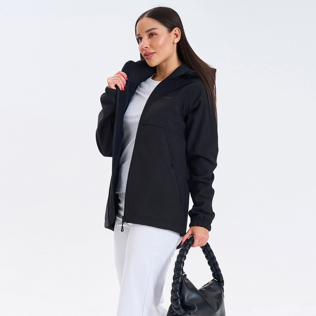 RODOS Ветровка softshell женская демисезон М-312 чёрный