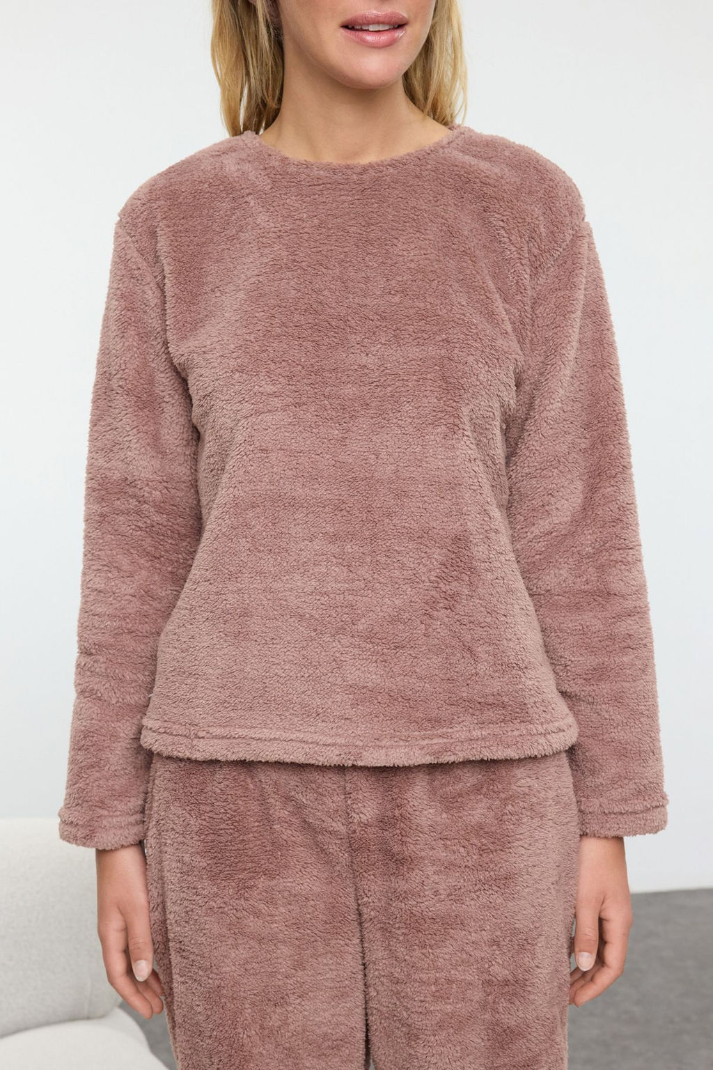 Vizon Sac Bantl? Wellsoft K?sl?k Orme Pijama Tak?m? THMAW25PT00040 - Trendyolmilla фото 4