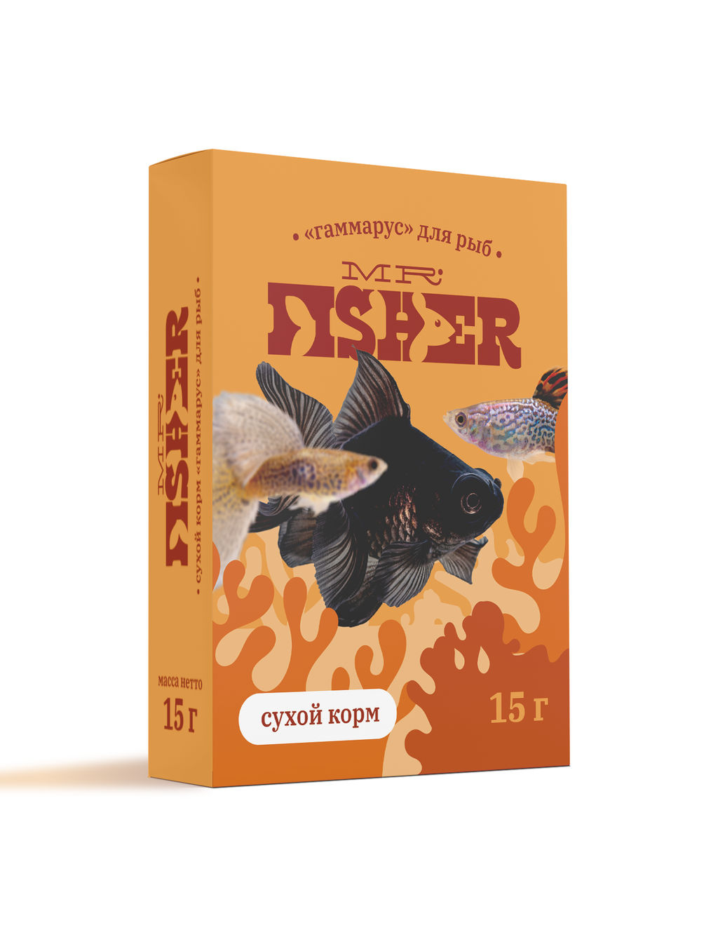 Сухой корм для рыб "Гаммарус" измельченный 03эф23