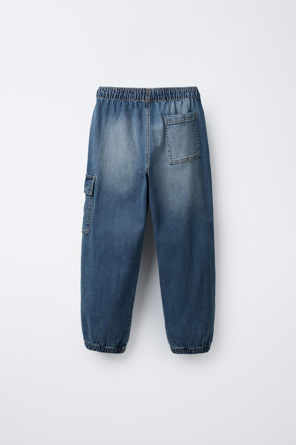 DENIM CARGO JOGGERS - Zara фото 2