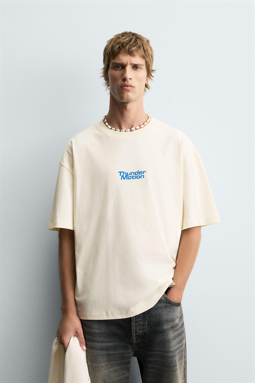 CONTRAST PRINT T-SHIRT - Zara фото 2