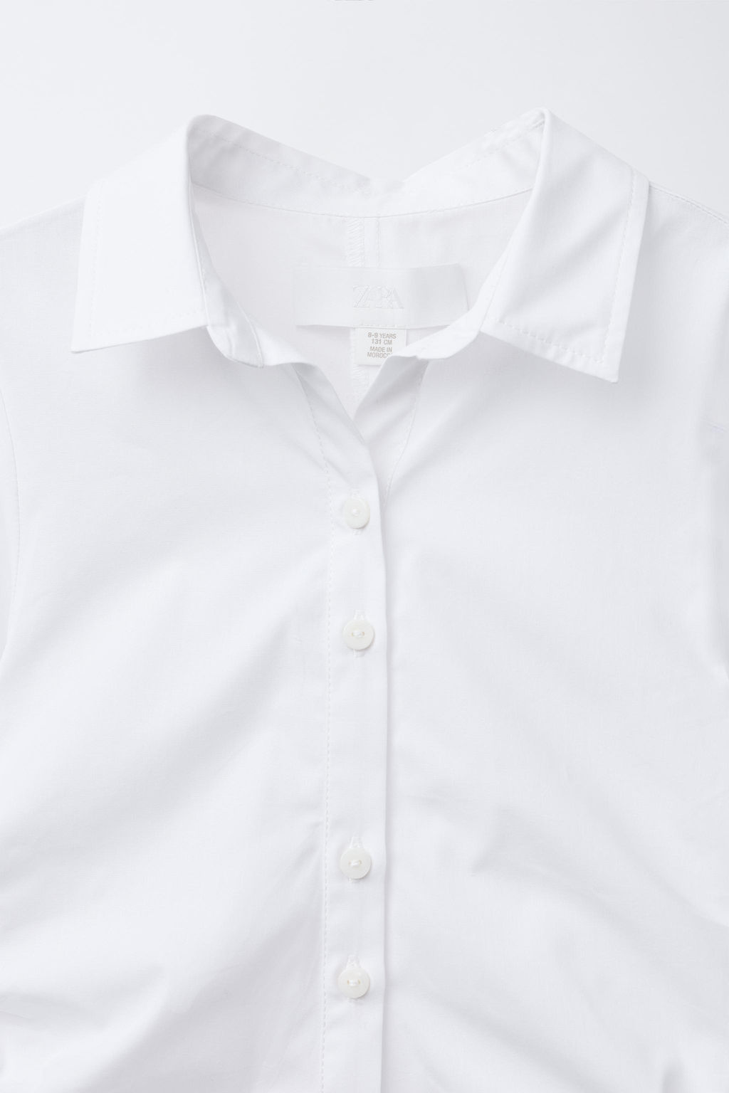 SHIRT WITH SIDE GATHERS - Zara фото 3