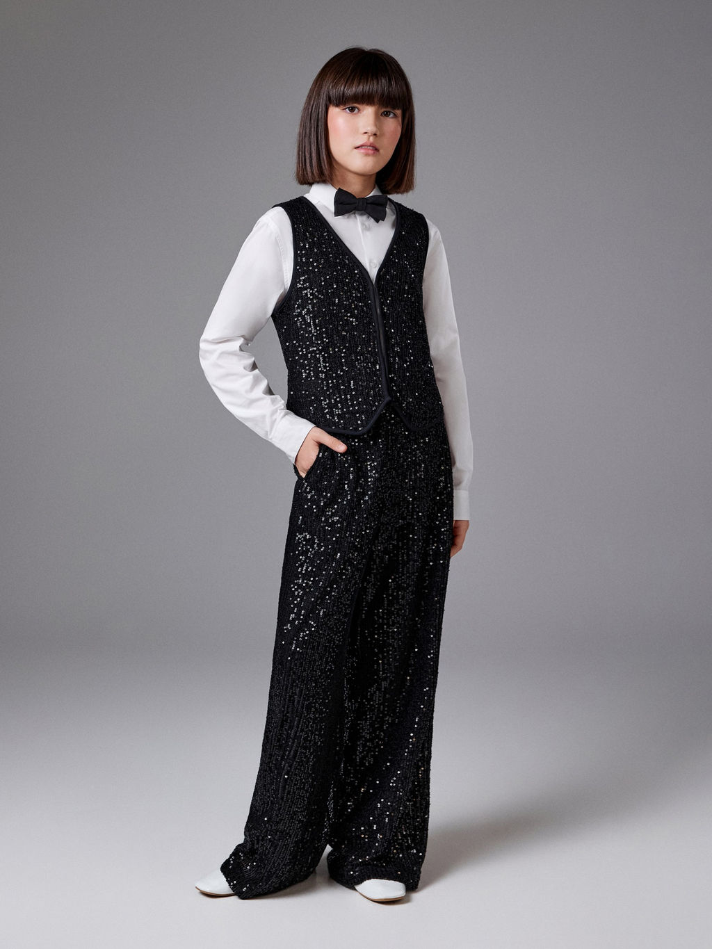 ACOOLA / Жилет детский для девочек Bia черный фото 4