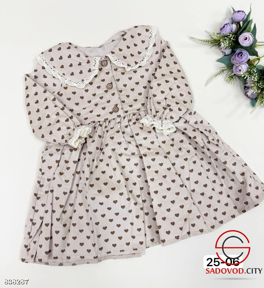 Платья из вельвета с принтом