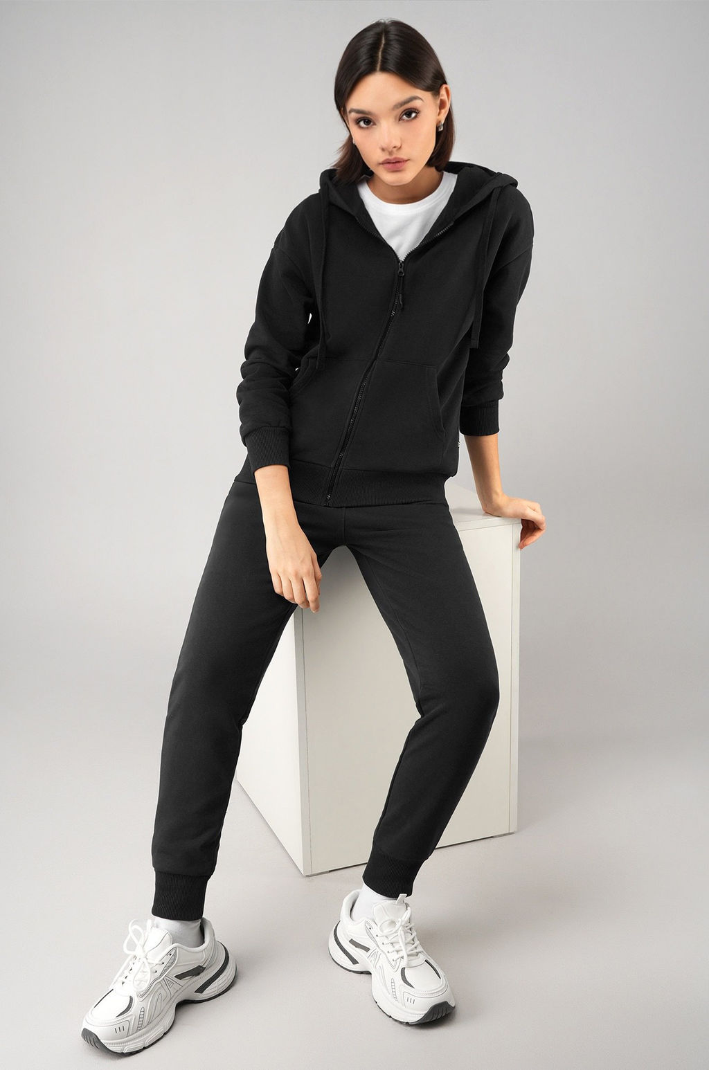 Женский спортивный костюм из футера трехнитки Happyfox