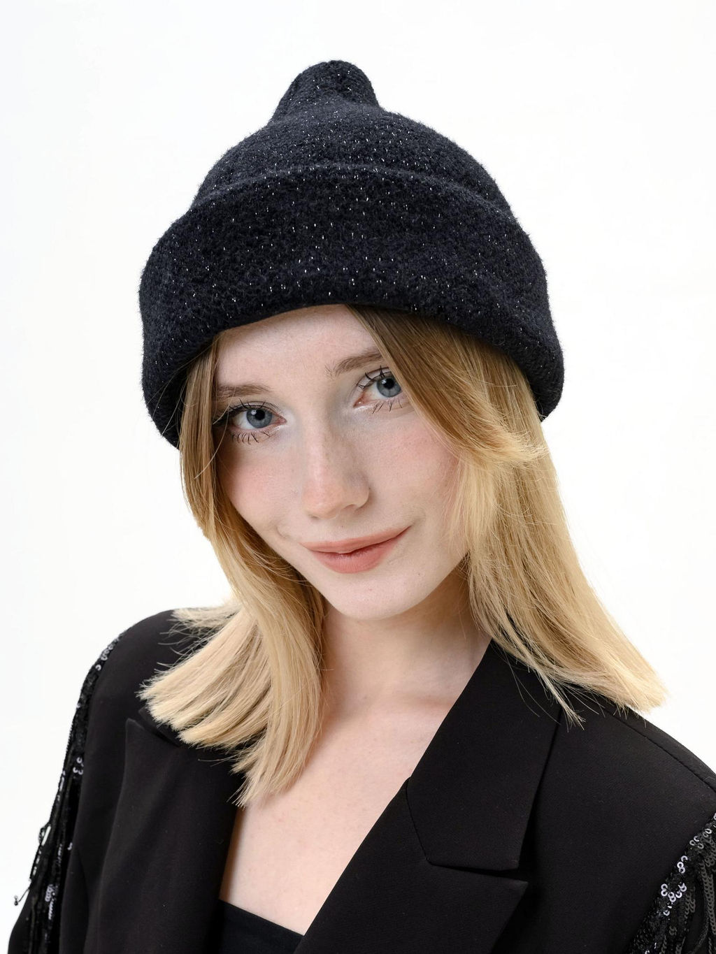 Л25-4 Шляпа луковка Альпака люрекс