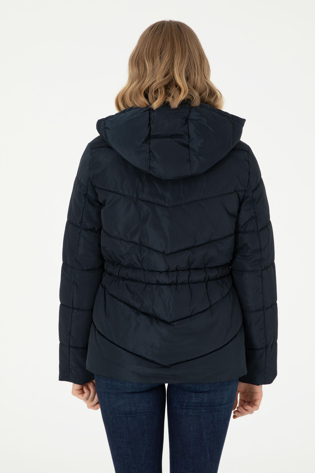 Женское темно-синее пальто - U.s. polo assn фото 5