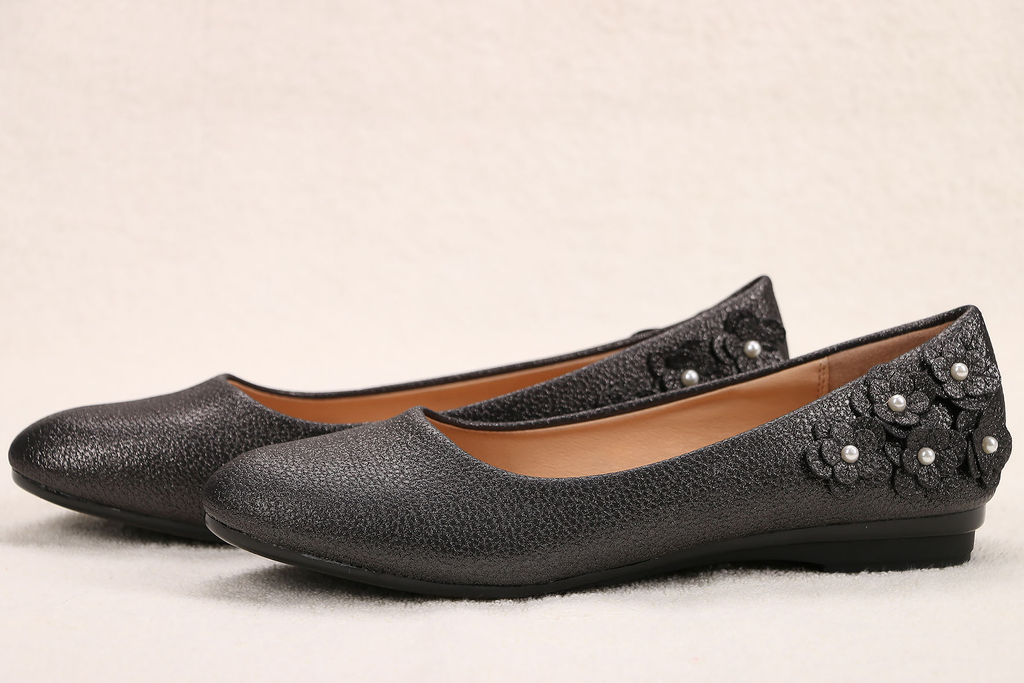 Балетки черные женские
