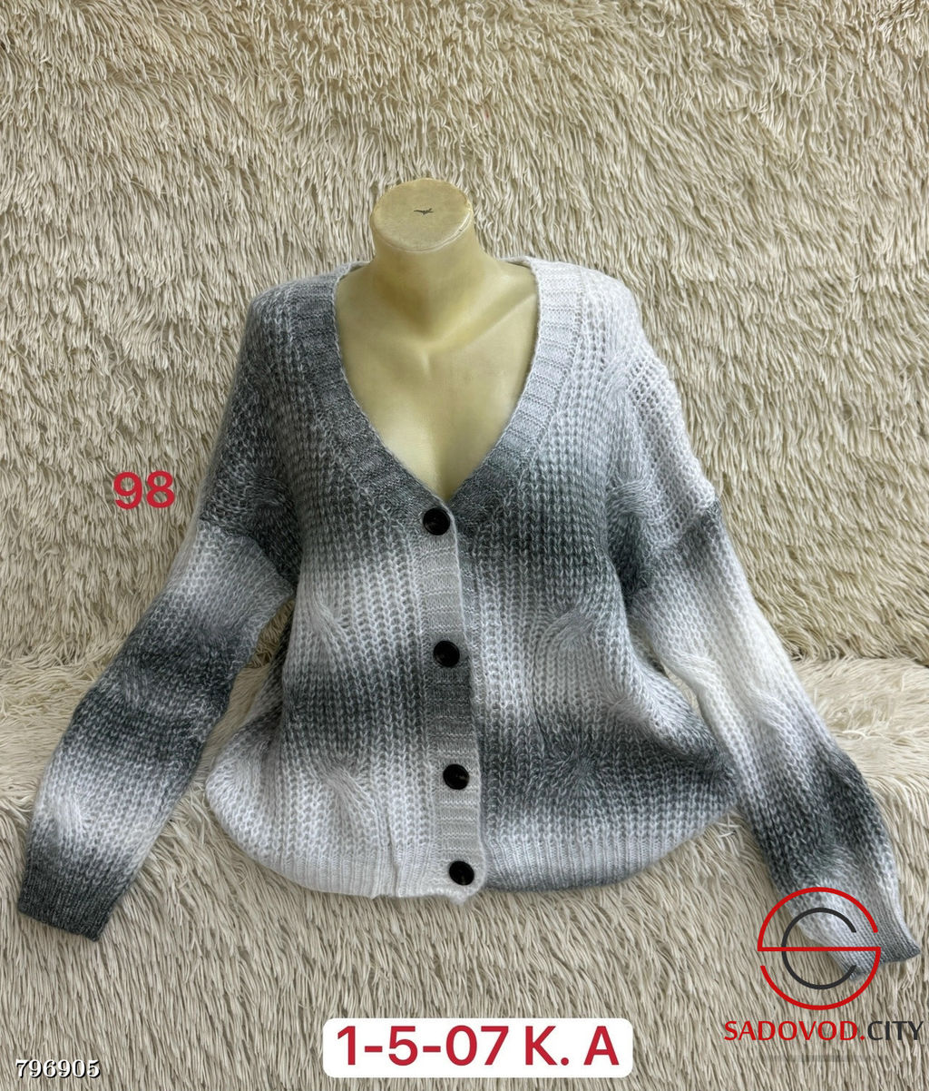 Кардиган из смеси шерсти, кашемира, хлопка и эластана - Bruno фото 4