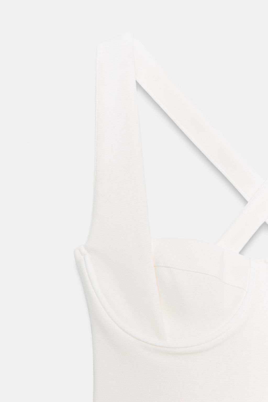VESTIDO CORTO SKATER / Blanco roto - Zara фото 9