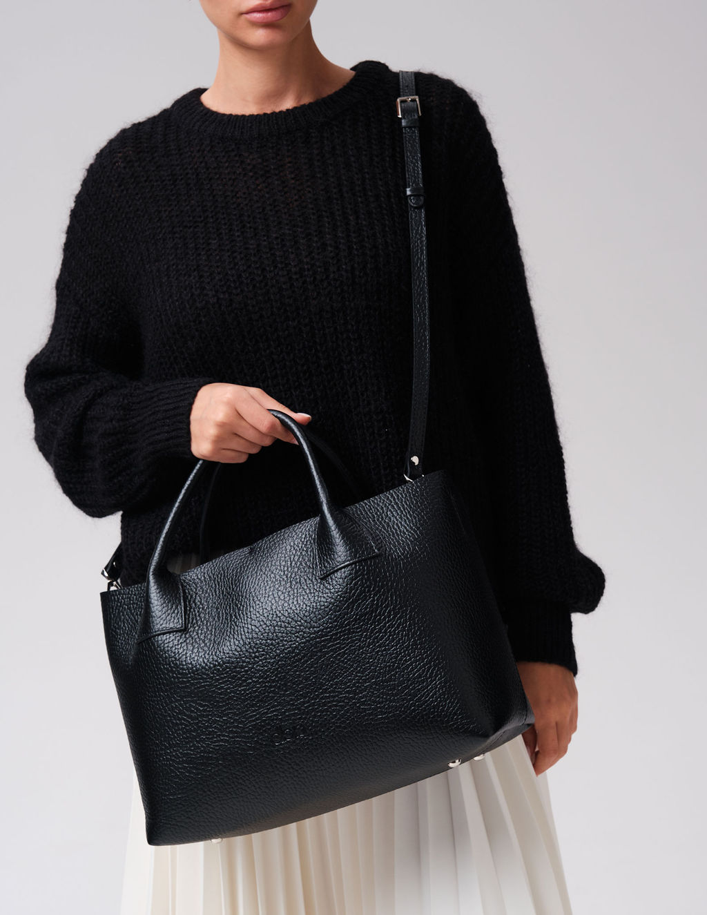 Кожаная сумка Iris DBR 31372 черный соло фото 6