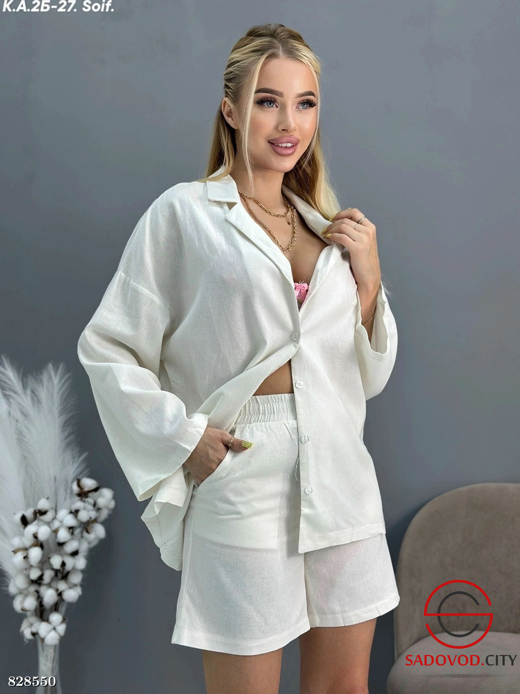 Костюм двойка (рубашка и шорты)