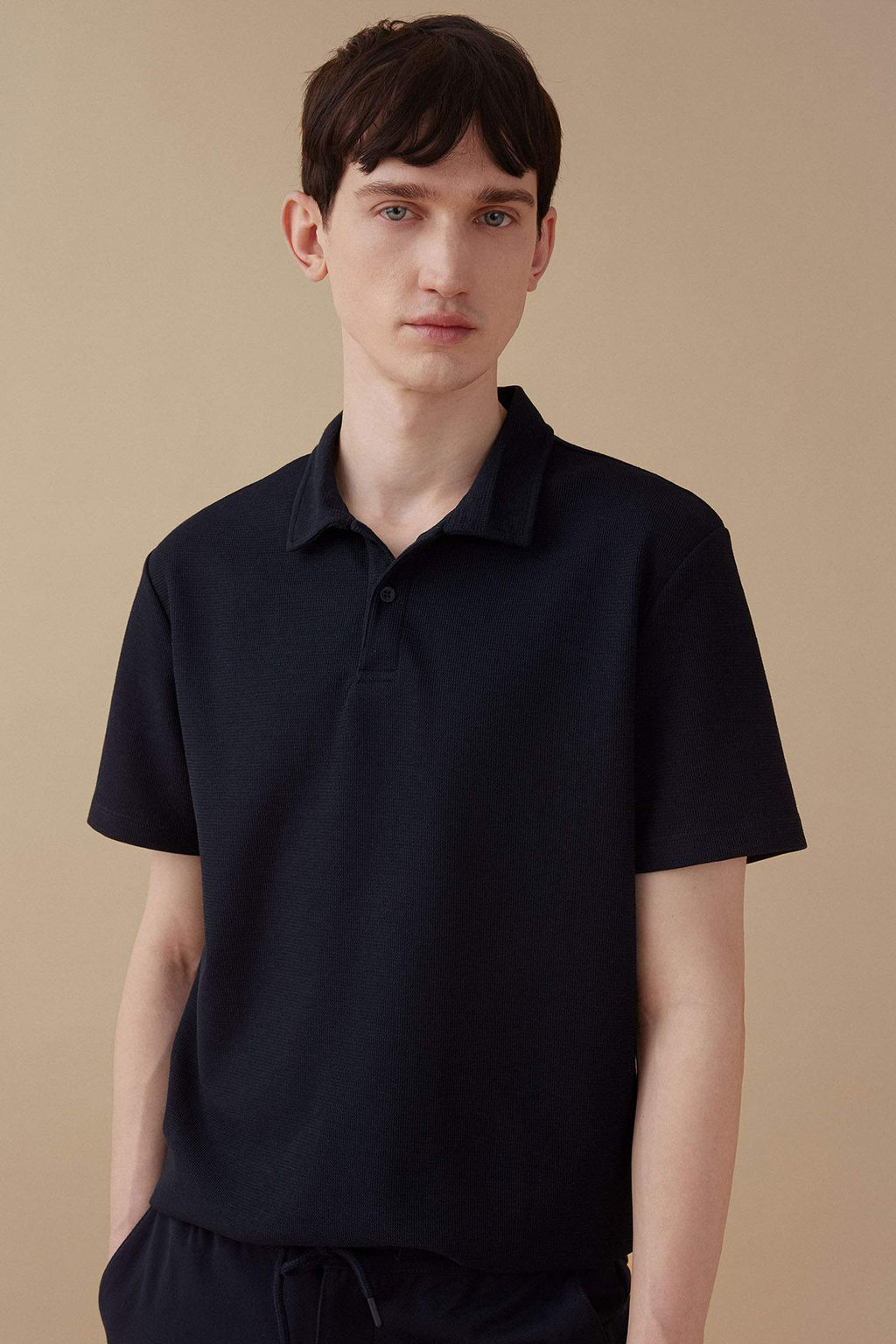 New Regular Fit Basic Duz K?sa Kollu Polo Tisort - Defacto фото 3