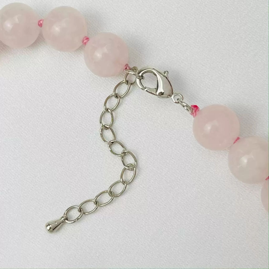 Бусы из Розового кварца (Бразилия) 52 см +