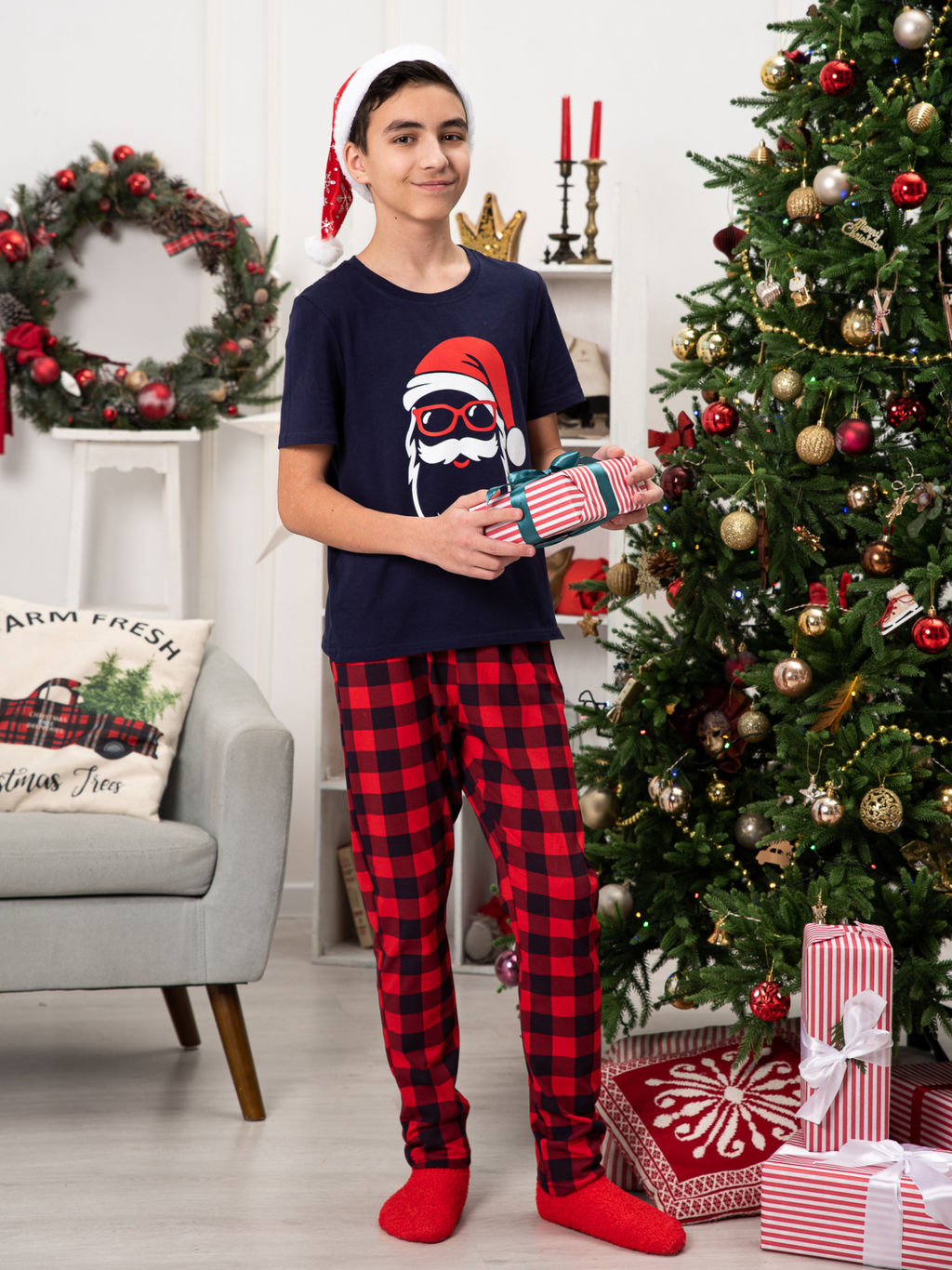 М28/1Д Пижама детская "САНТА"