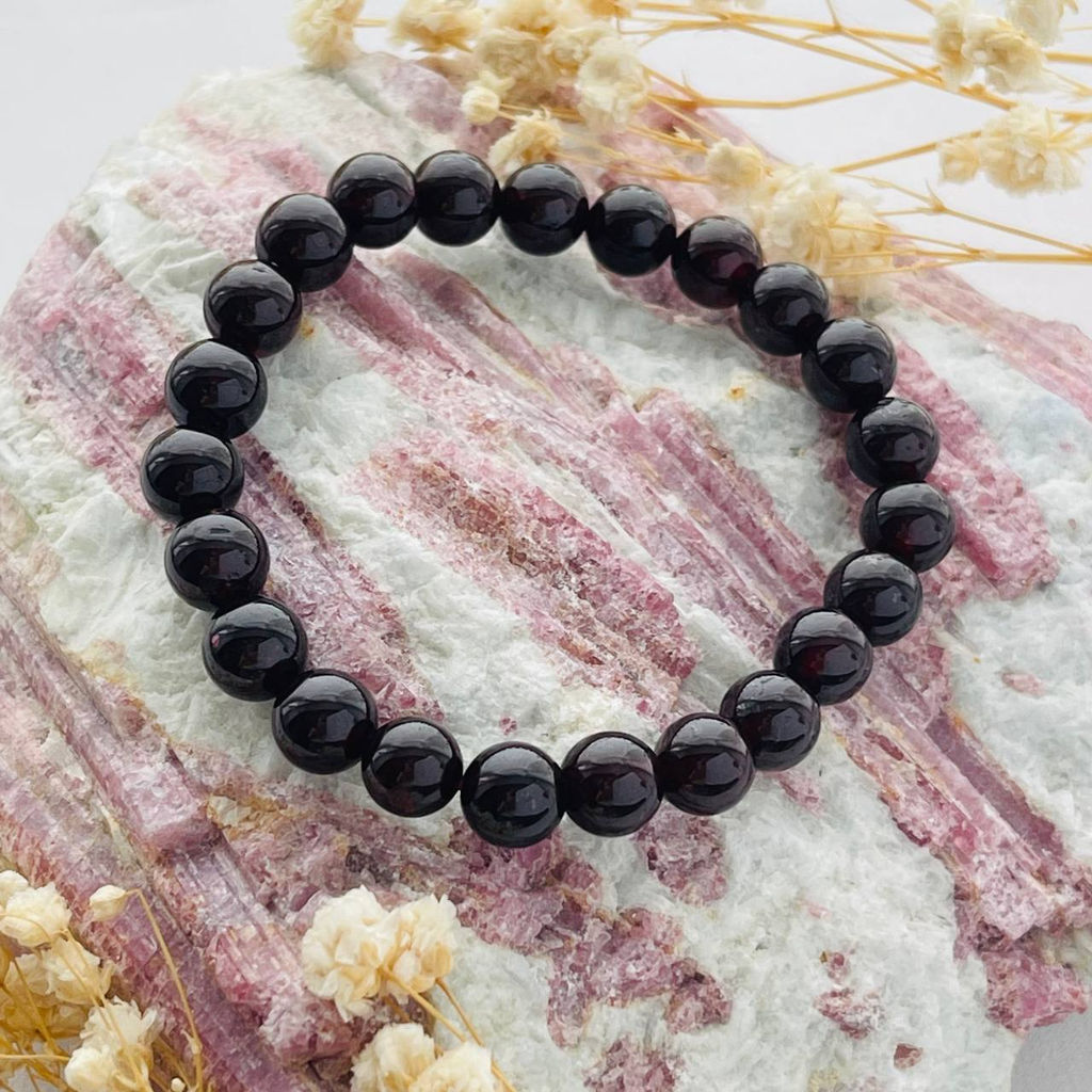 Браслет из Граната Пироп 18 см - Радуга самоцветов фото 4