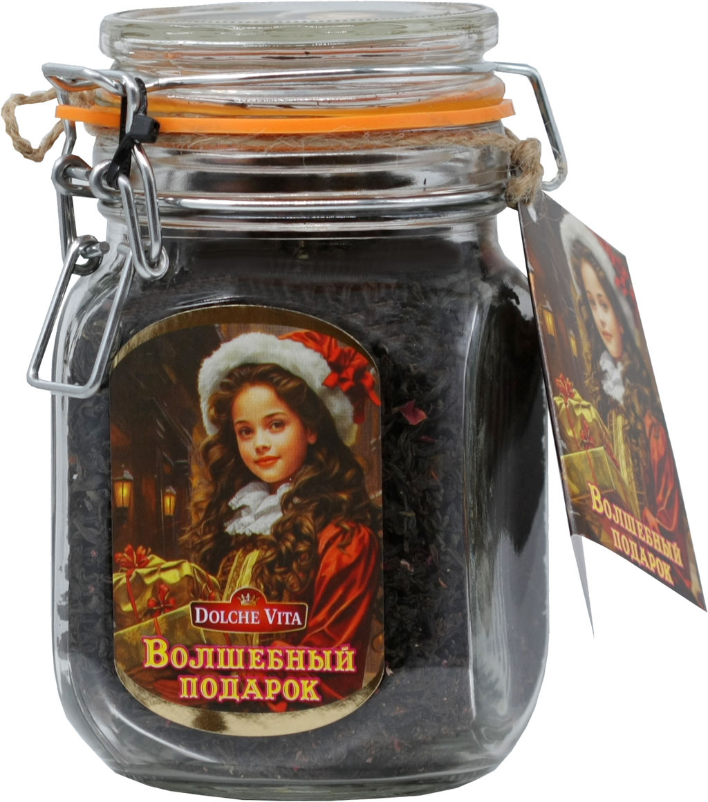 Dolche Vita. Новый год. В стекле. Волшебный подарок 125 гр. стекл.банка