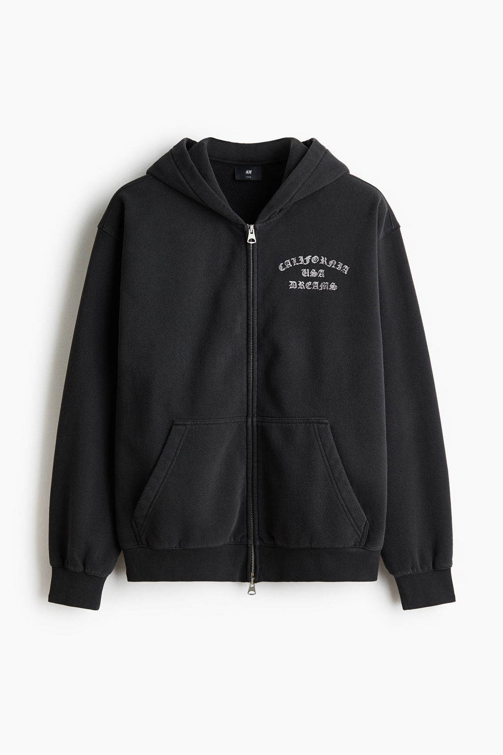 Chaqueta sudadera estampada con capucha Loose Fit - H&m фото 2