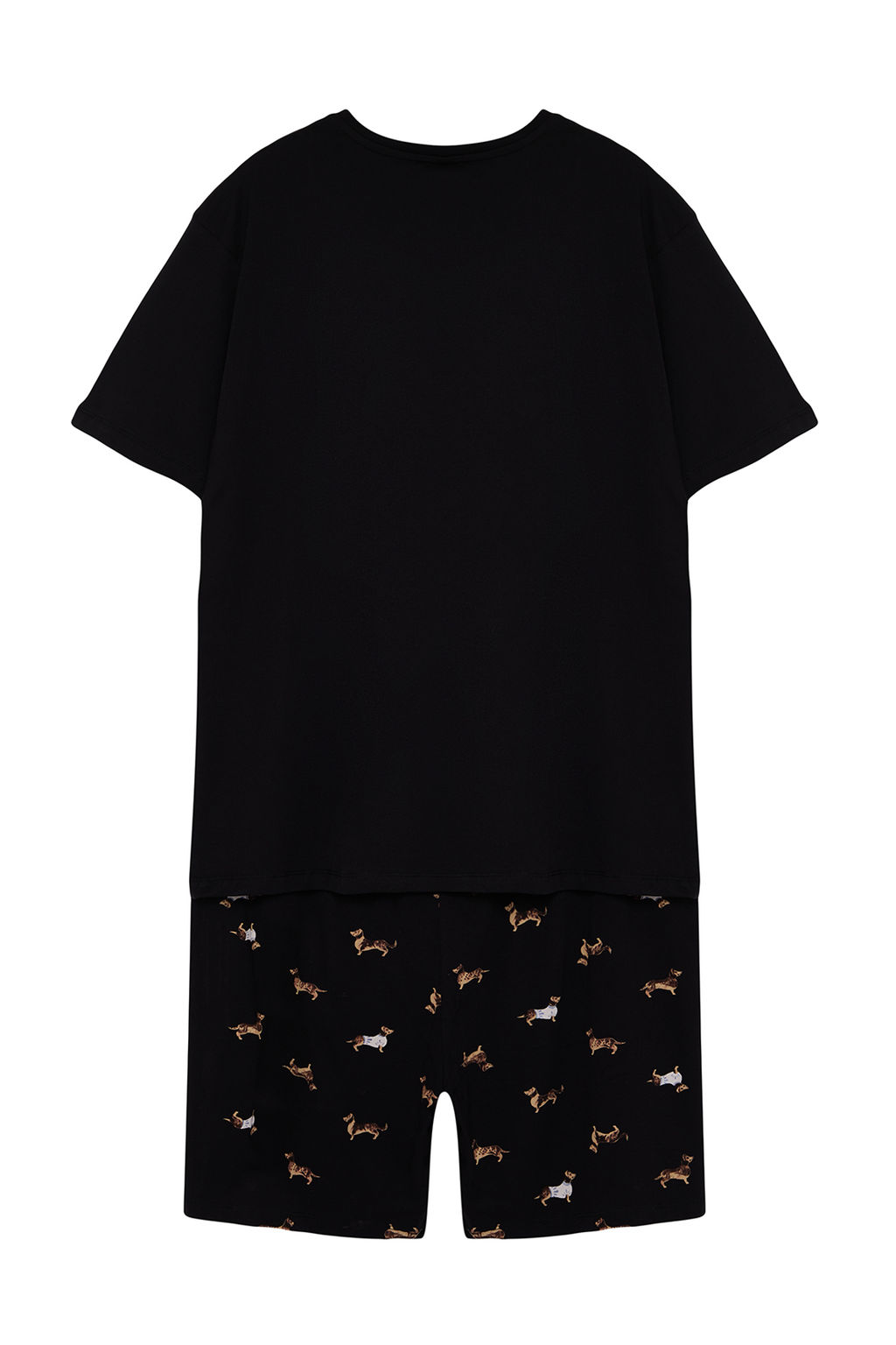 TRENDYOL MAN Yesil Regular Fit Bask?l? Orme Sortlu Buyuk Beden Pijama Tak?m? TMNSS24AI00000 - Trendyolmilla фото 5