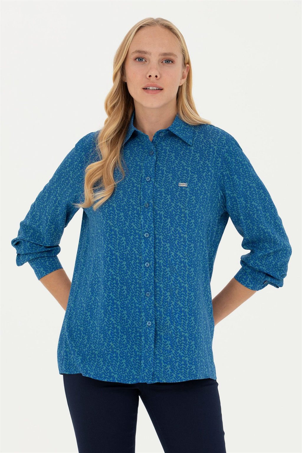 Женская рубашка Petrol с длинным рукавом - U.s. polo assn фото 3