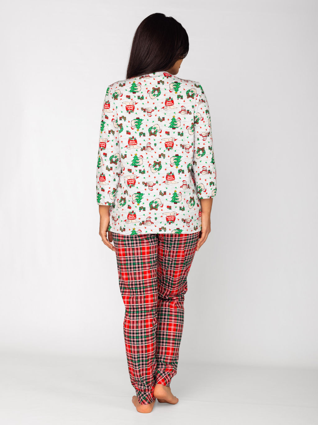 Пижама женская кулирка с брюками "СЮРПРИЗ"