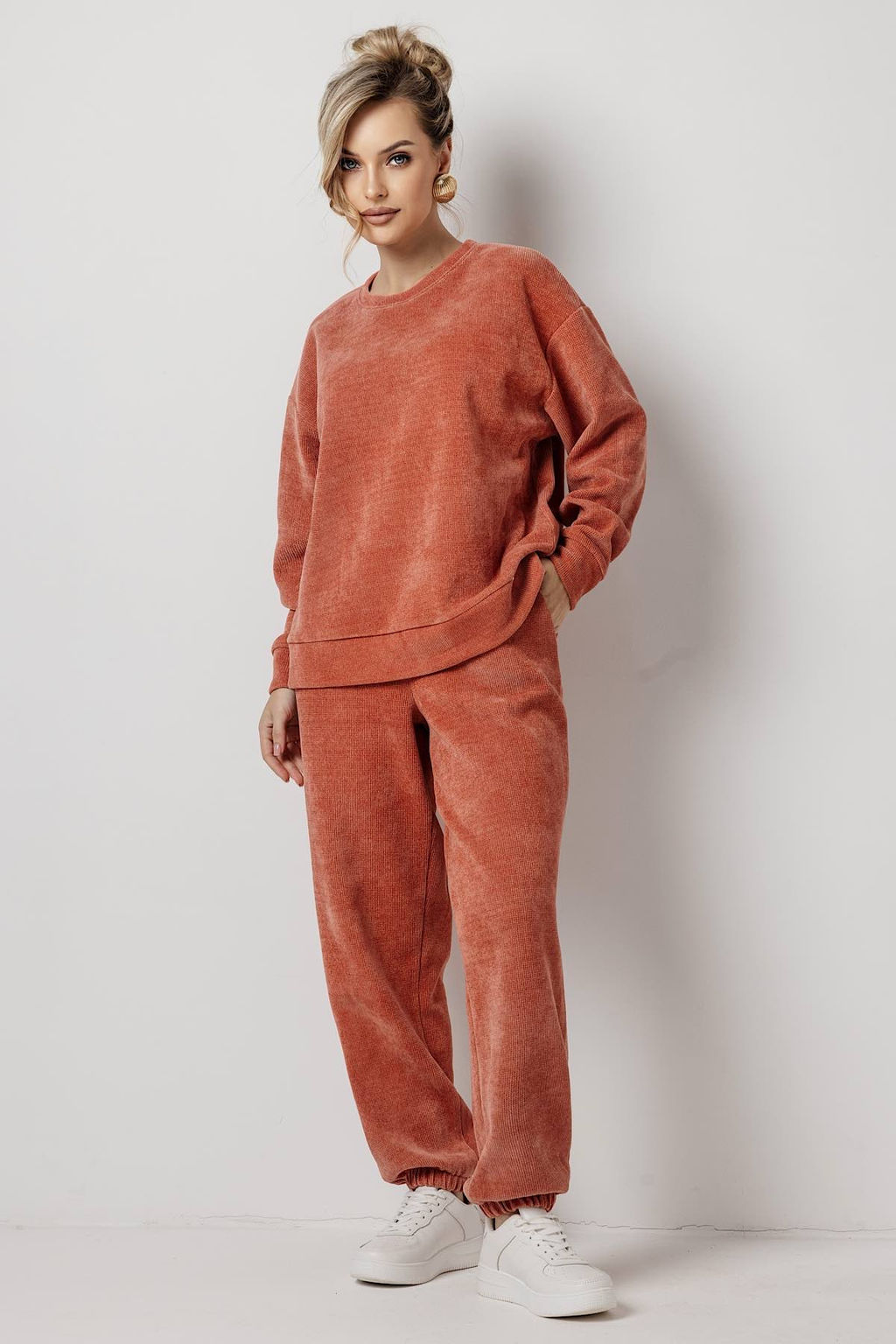 Брюки женские 194В/03/Терракотовый