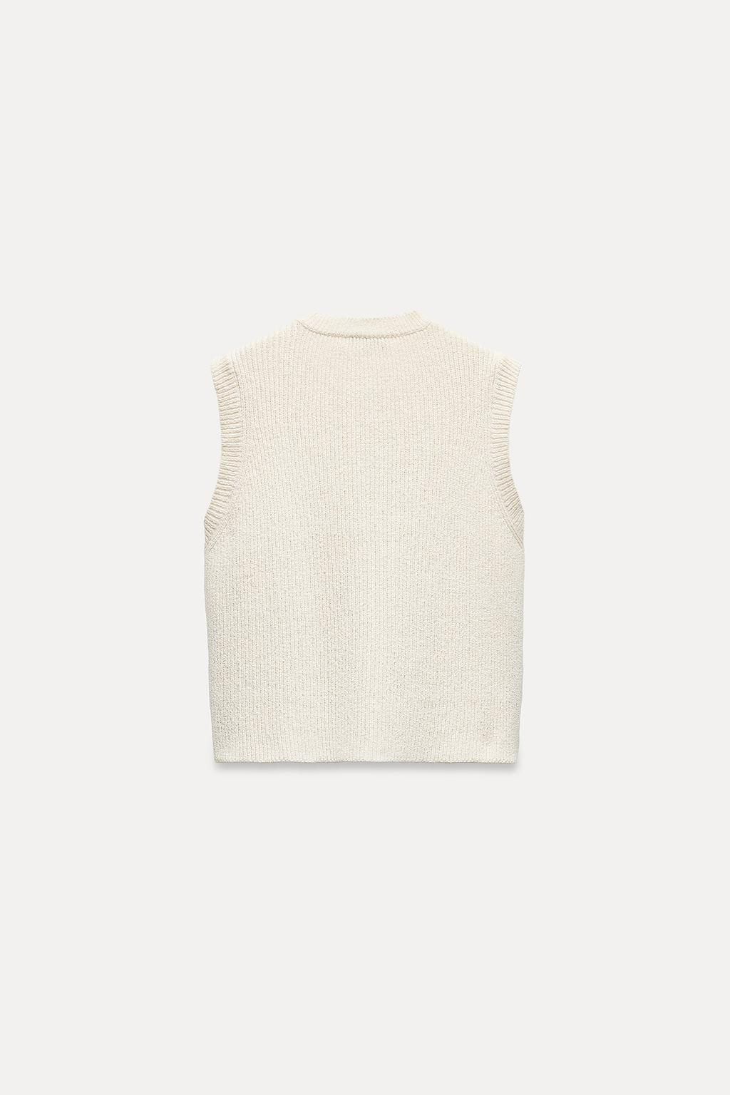 PLAIN KNIT TOP - Zara фото 12
