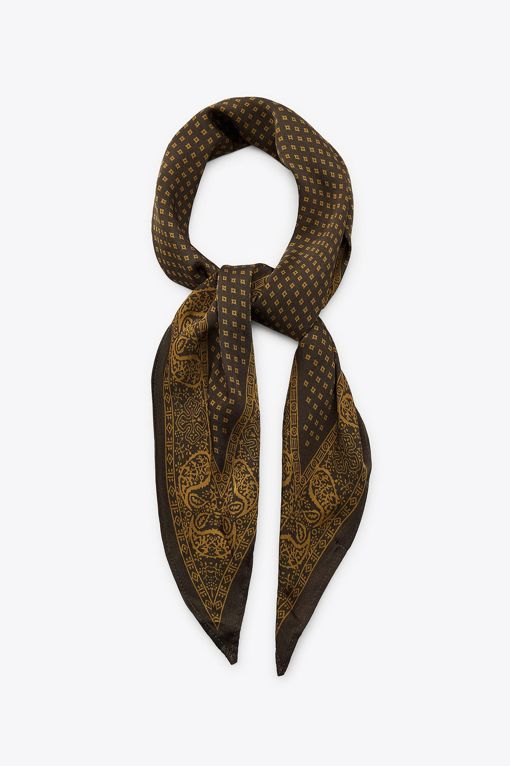 SATIN PRINTED BANDANA - Zara фото 2