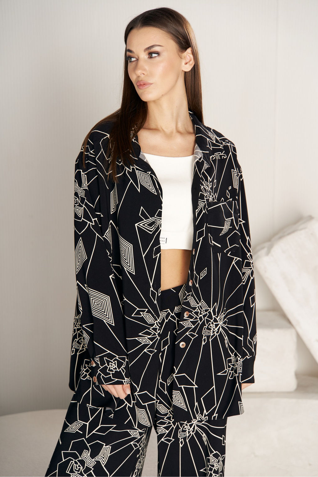 Костюм брючный 4745 черный - Fantazia mod фото 4