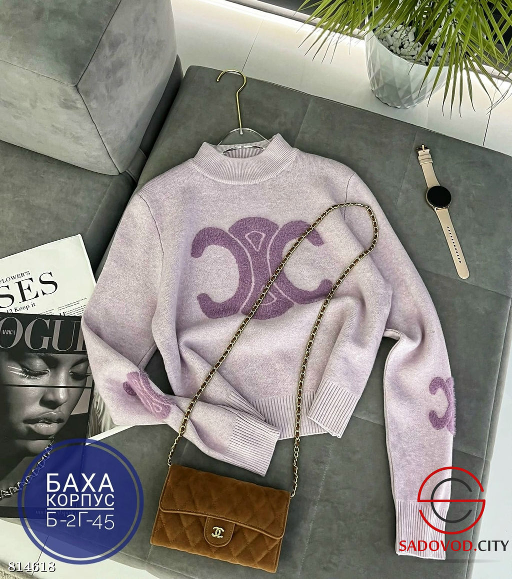 Свитер женский с рисунком - Bruno фото 3