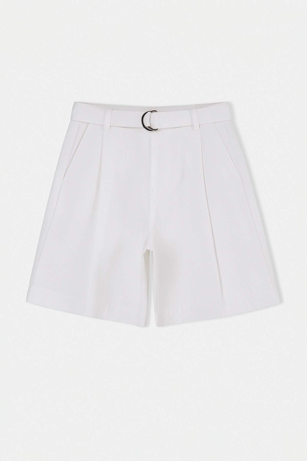 Siyah Kemerli Yuksek Bel Denim Bermuda TWOSS26SR00151 - Trendyolmilla фото 3