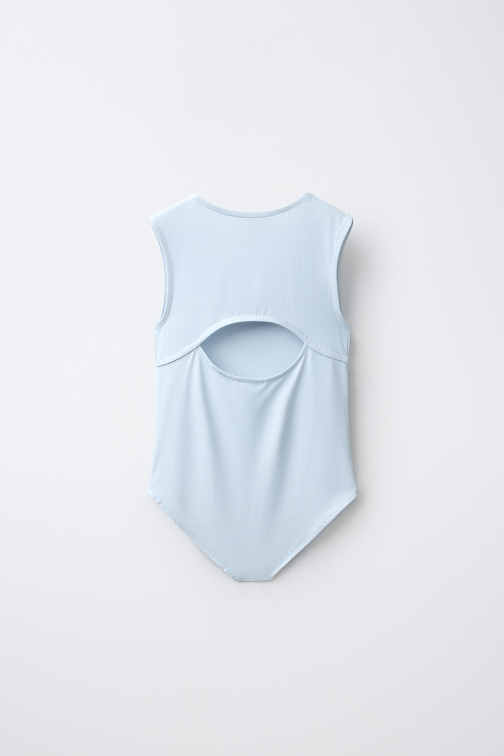 BODY POLIAMIDA CUT OUT / Azul pastel - Zara фото 2
