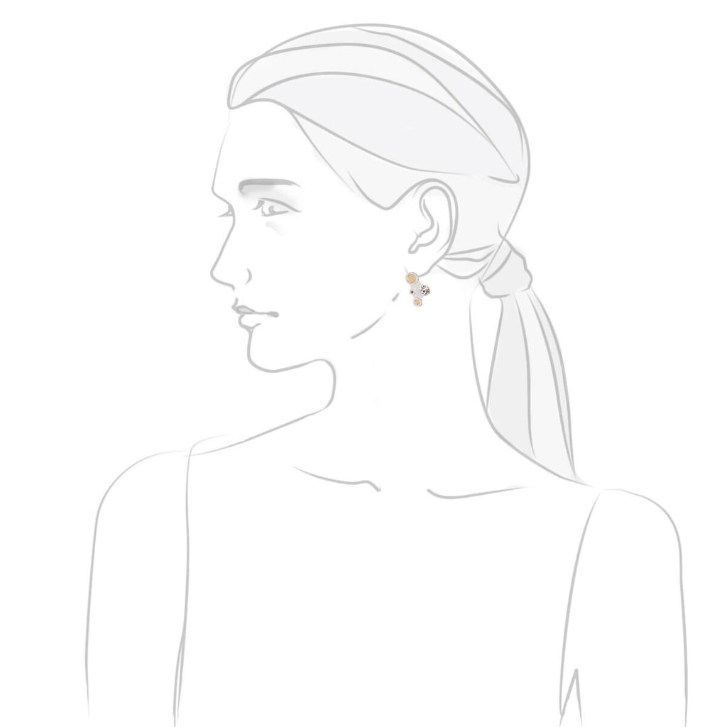 Серьги с гальваническим покрытием из серебра - Модные истории фото 2