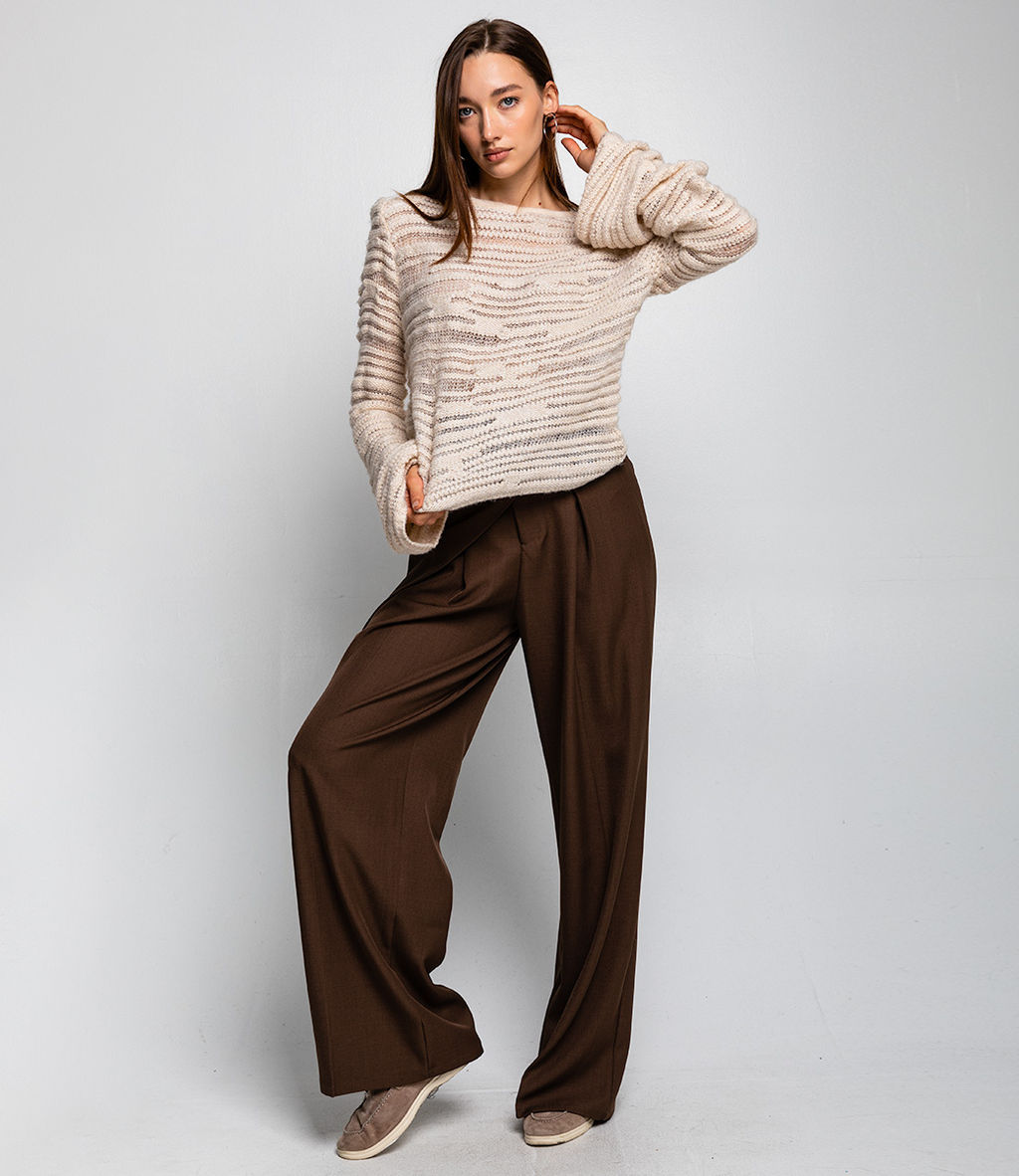 Джемпер #КТ6021 (1), светло-бежевый - Dommod фото 4