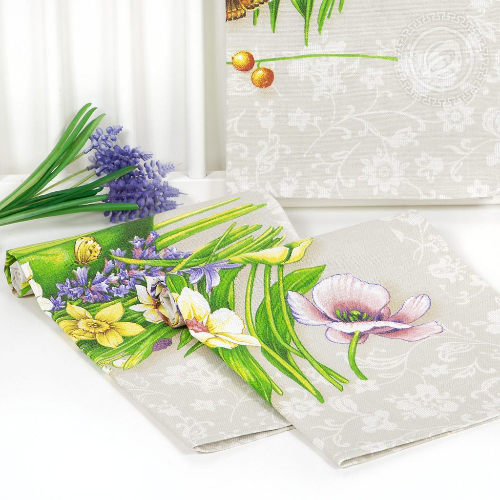 Набор полотенец из рогожки "Аромат" 45*60/3 шт. - 45*60 Полотенца из рогожки