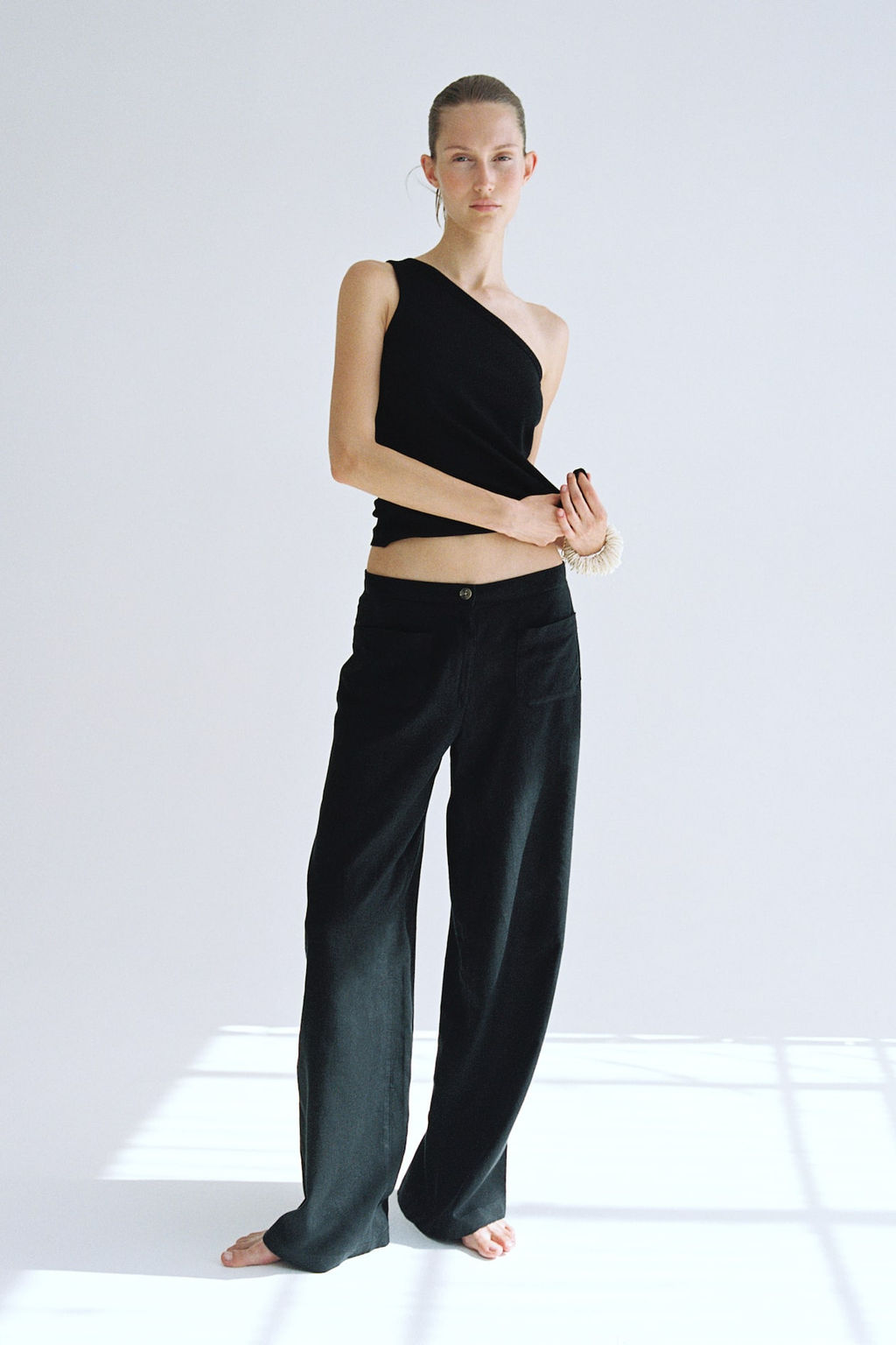 Pantalon en mezcla de lino - H&m фото 2