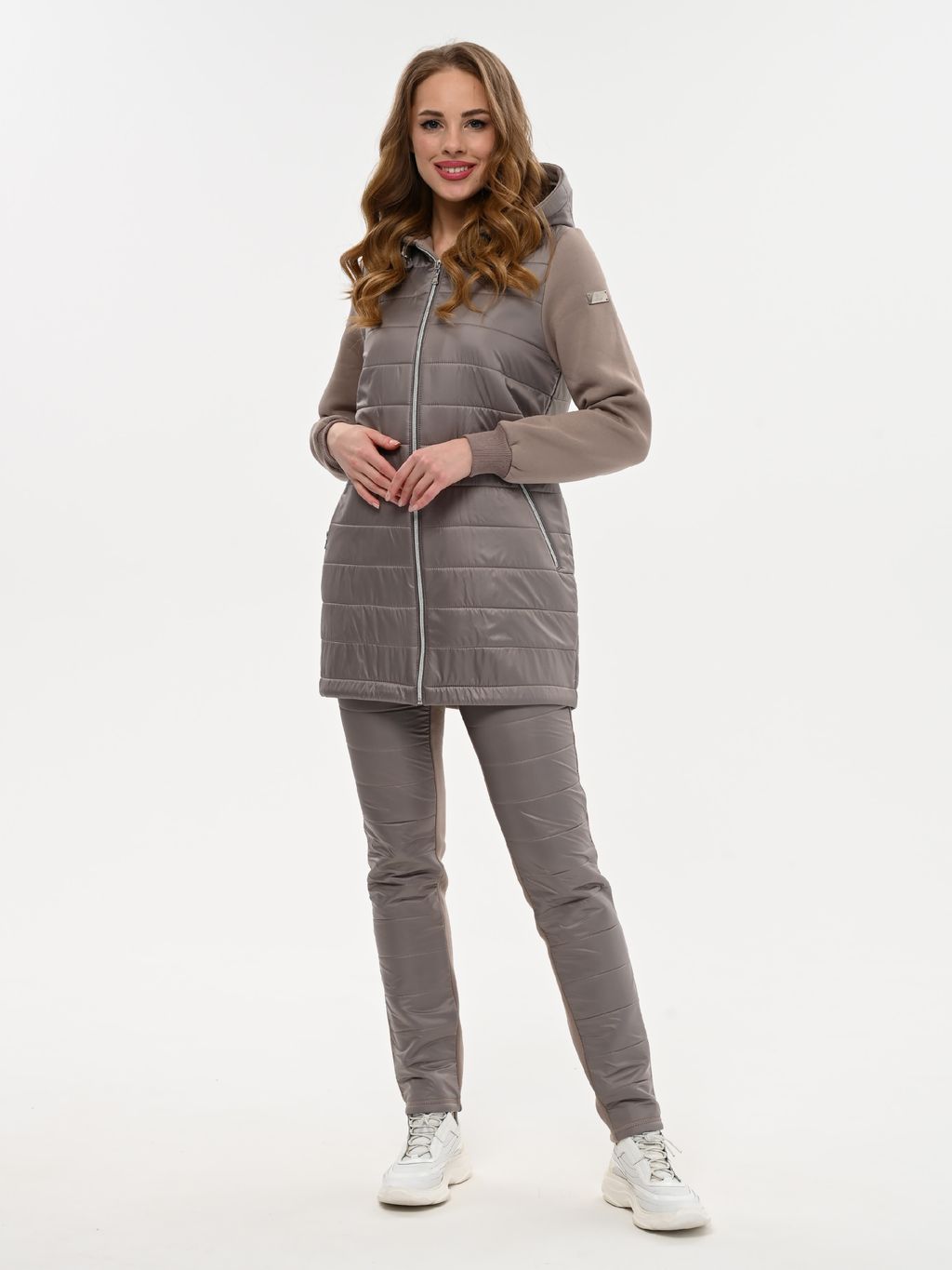 Толстовка  футер с плащевкой - А+б коллекция фото 3