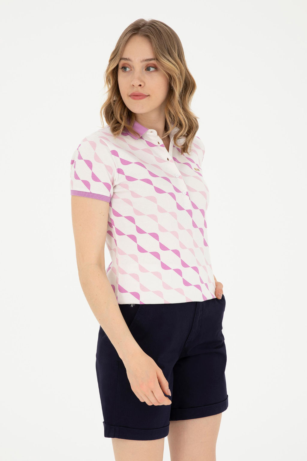 Женская фиолетовая футболка - U.s. polo assn фото 8