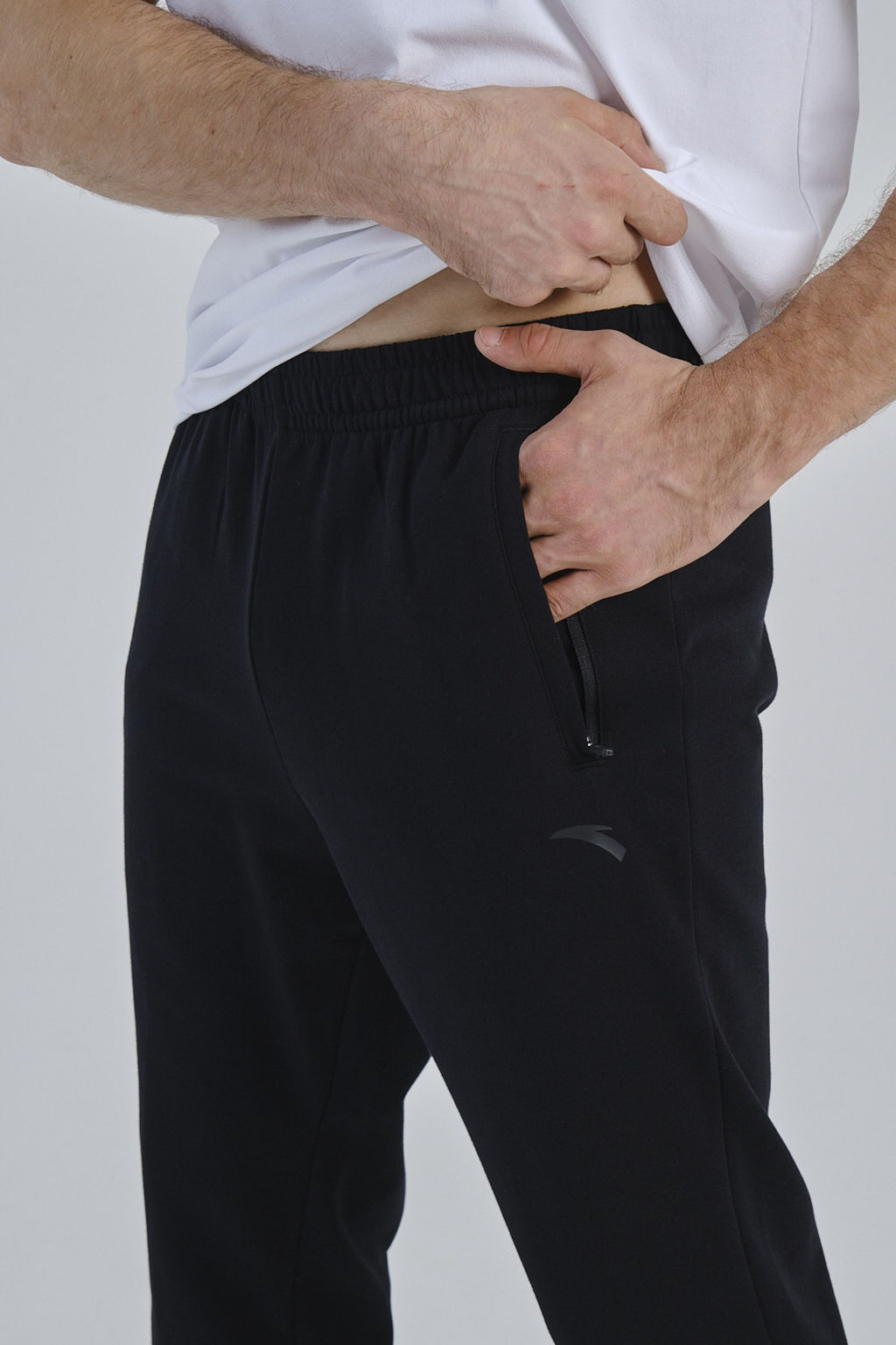 Брюки трикотажные Черный - Anta фото 4